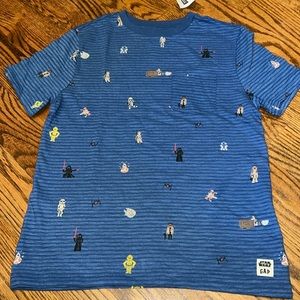 Star Wars x GAP kids boys Medium (8) and XL (12) T-shirts NWT